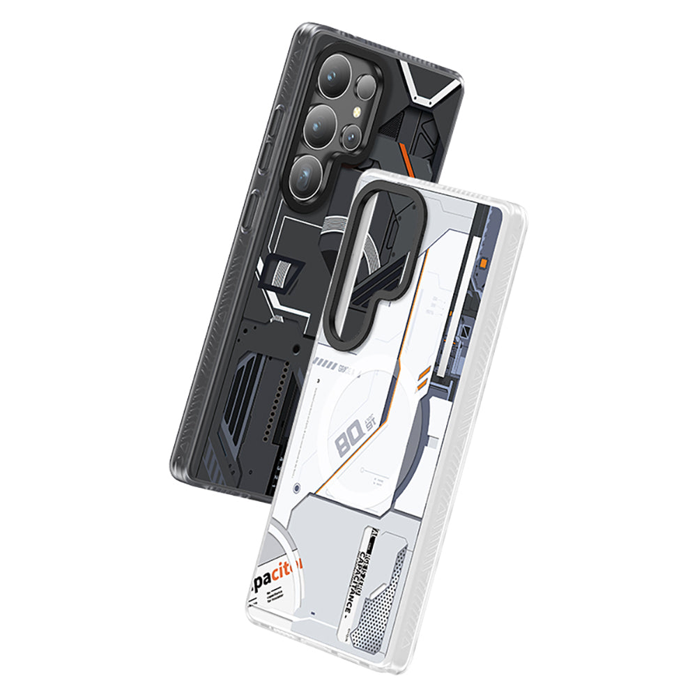 Benks Dynamic Mecha Serisi Galaxy S25 Ultra M-safe Şarj Özellikli Telefon Kılıfı Benks Dynamic Mecha Serisi Galaxy S25 Ultra M-safe Şarj Özellikli Telefon Kılıfı